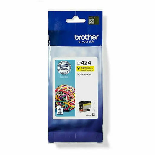 Original Ink Cartridge Brother LC424Y Yellow - Електроника Периферни и резервни части<<<Компютри|