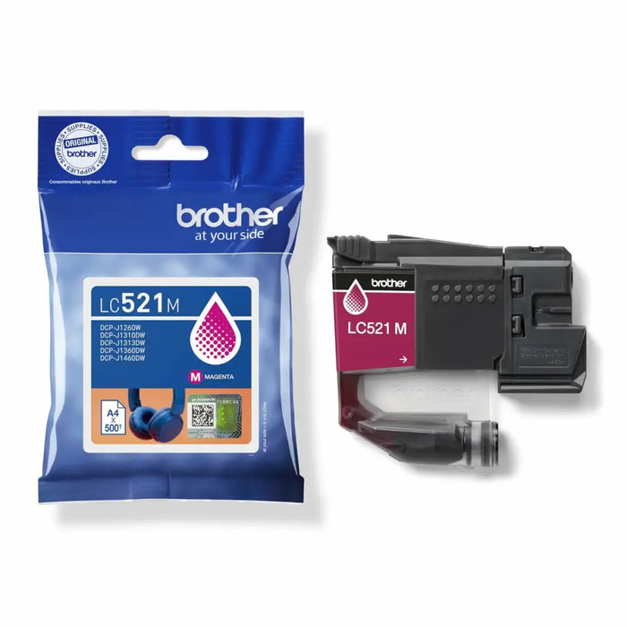Original Ink Cartridge Brother LC521M Magenta - Електроника Периферни и резервни части<<<Компютри|