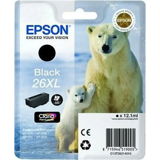 Original Ink Cartridge Epson 26XL Black - Оригинални Касети с Мастило<<<Електроника Периферни и резервни