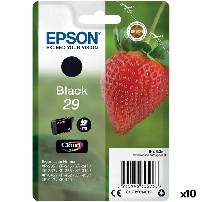 Original Ink Cartridge Epson 29 XL Black (10 Units) - Електроника Периферни и резервни части<<<Компютри|
