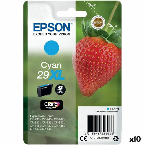Original Ink Cartridge Epson 29 XL Cyan (10 Units) - Електроника Периферни и резервни части<<<Компютри|