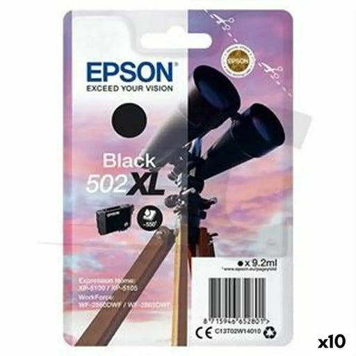 Original Ink Cartridge Epson 502XL Black (10 Units) - Електроника Периферни и резервни части<<<Компютри|