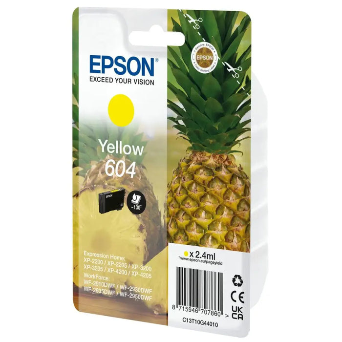 Original Ink Cartridge Epson 604 Yellow - Електроника Периферни и резервни части<<<Компютри|