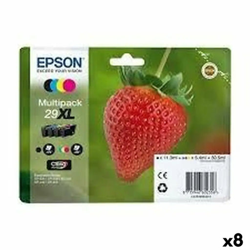 Original Ink Cartridge Epson Nº 29 XL Black/Cyan/Magenta/Yellow (8 Units) (1 Unit) - Електроника Периферни и резервни