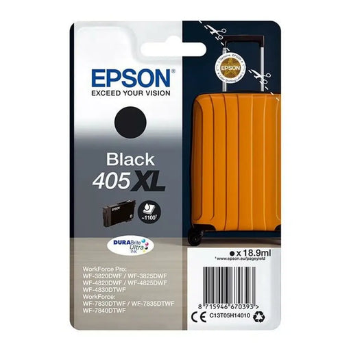 Original Ink Cartridge Epson WF-3820DWF 3825DWF 4820DWF 4825DWF 4830DWF WF-7830DTWF 7835DTWF 7840DTWF Black (8 Units)