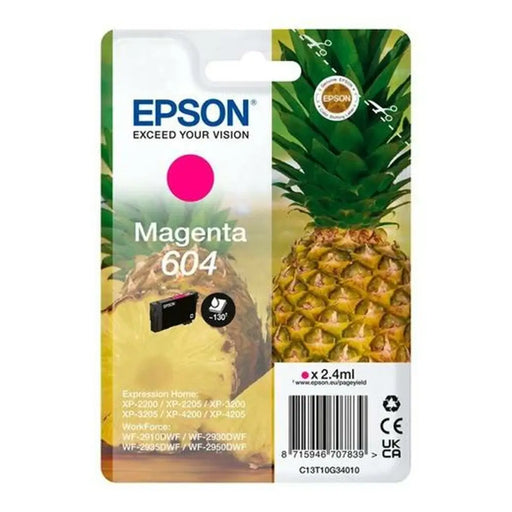 Original Ink Cartridge Epson XP-2200 WF-2910DWF Black Magenta (10 Units) - Електроника Периферни и резервни
