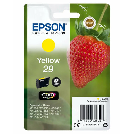 Original Ink Cartridge Epson XP 235 332 335 432 435 Yellow (10 Units) - Електроника Периферни и резервни