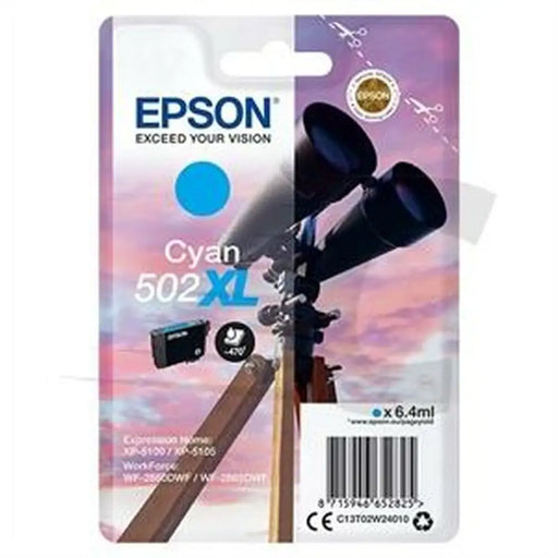 Original Ink Cartridge Epson XP-5100 5105 WF2860DWF 2865DWF Cyan (10 Units) - Електроника Периферни и резервни