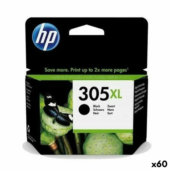 Original Ink Cartridge HP 305XL Black (60 Units) - Електроника Периферни и резервни части<<<Компютри|