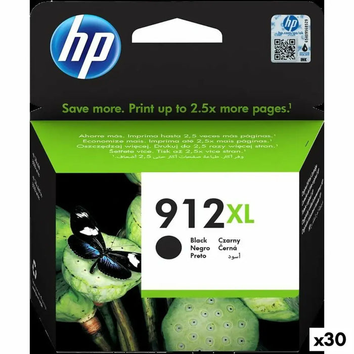 Original Ink Cartridge HP 912XL Black (30 Units) - Електроника Периферни и резервни части<<<Компютри|