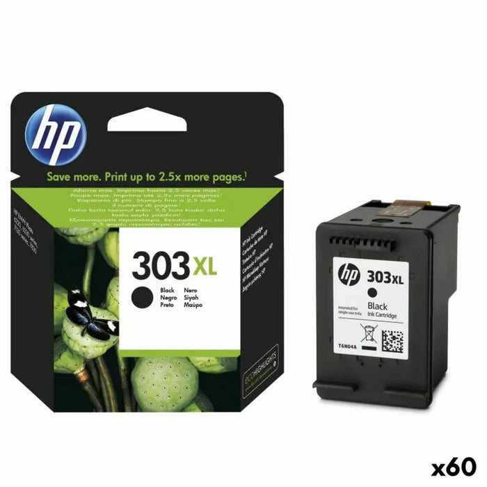 Original Ink Cartridge HP Nº 303XL Black (60 Units) - Електроника Периферни и резервни части<<<Компютри|