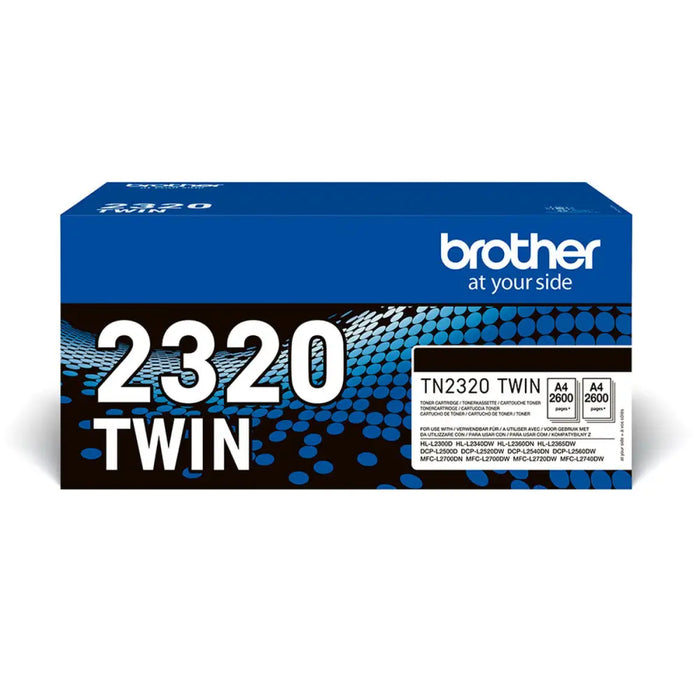Original Toner Brother L2300D/L2340DW/L2360DN/L2365DW/L2500/L2700 Black (2 Units) - Електроника Периферни и резервни