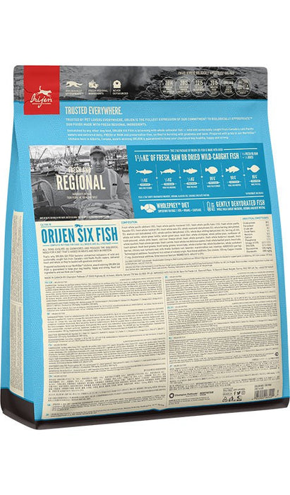 ORIJEN Six Fish - dry dog food - 2kg