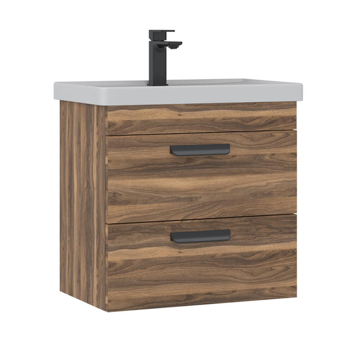 LOWER CABINET WITH SINK NOVA 60 CM WALLNUT