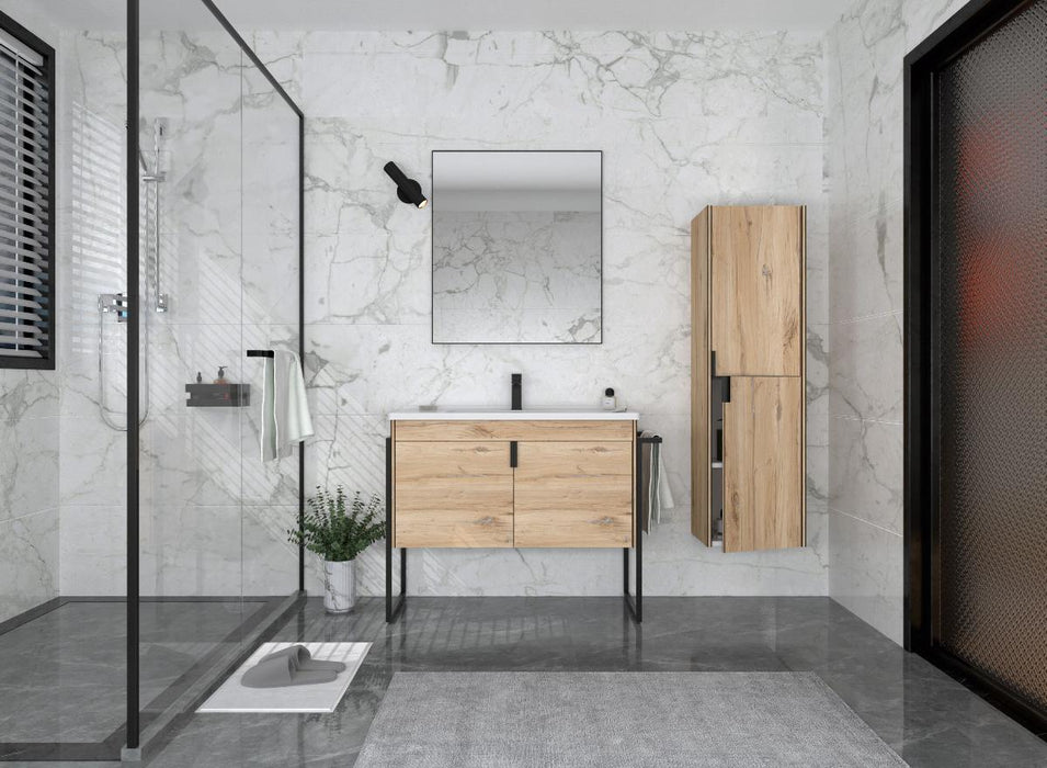 BASE CABINET WITH SINK TRIO SENZA 100 ORKA