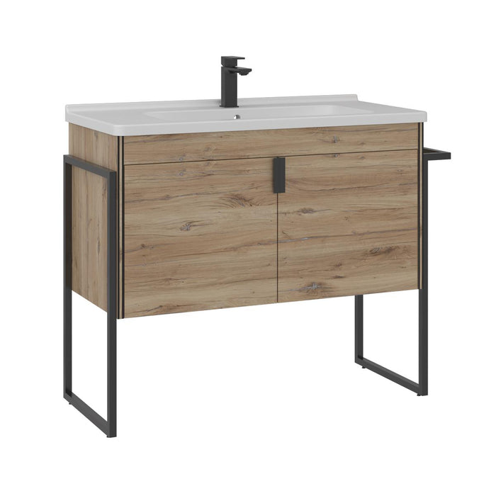 BASE CABINET WITH SINK TRIO SENZA 100 ORKA