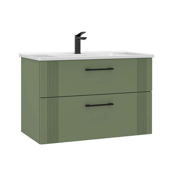 LOWER CABINET BARI ORKA 80 GREEN MAT