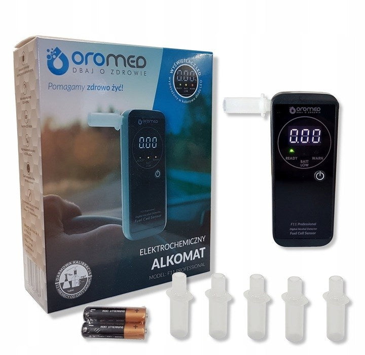 Oromed F11 PROFESSIONAL alcohol tester 0 - 4% 0.05% Black