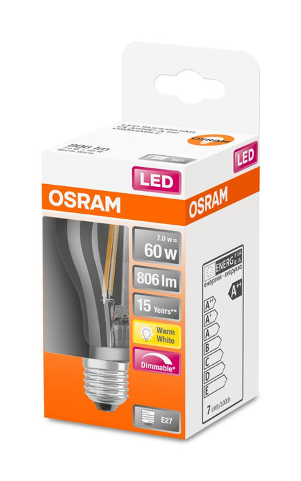 LED LAMP CLA60 FIL 2700K E27 SMOKE. 806LM
