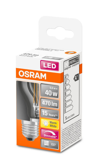 LED LAMP CLP40 FIL 2700K E27 SMOKE. 470LM