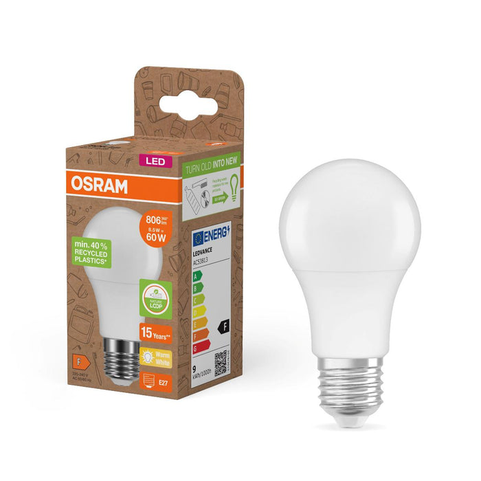 LED LAMP RECYCLED MAT.CLA60 E27 2700K