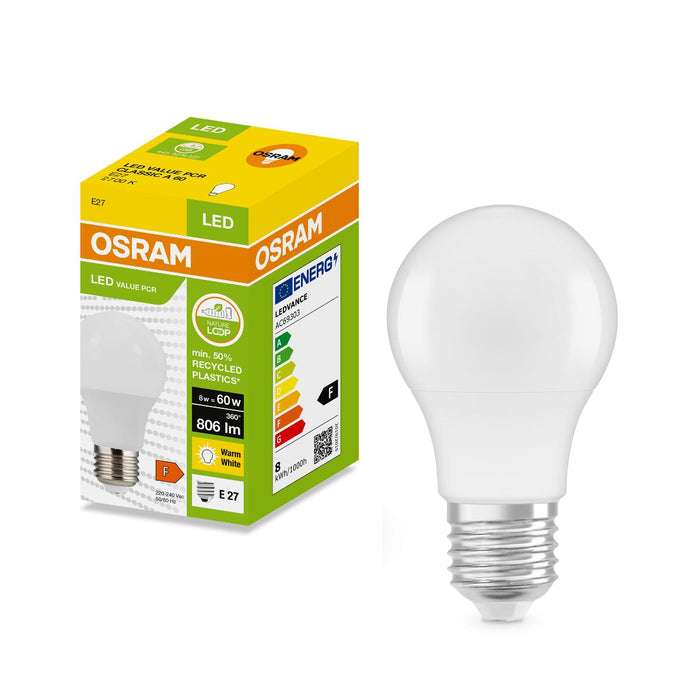 LED LAMP PCR CLA60 806lm/827 E27 LEDVANCE