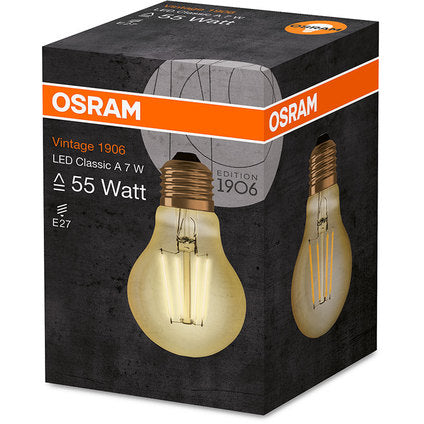 LED BULB A55 OSRAM E27 7W VINTAGE
