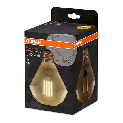 LED BULB DIAMOND OSRAM E27 4.5W VINTAGE