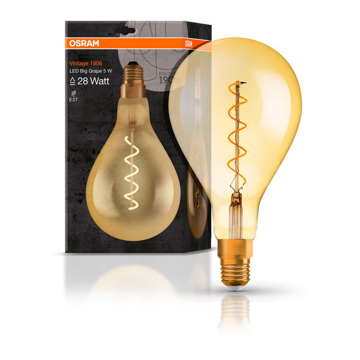 LED BULB E27 5W VINTAGE A160 GOLD OSRAM