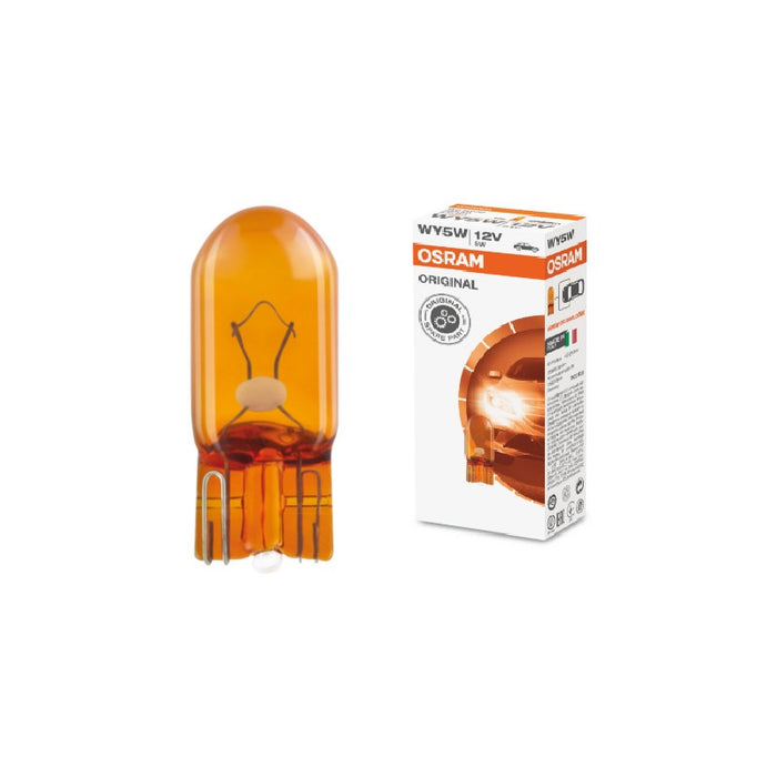CAR LAMP 2827 WY5W ORANGE 12V W2,1x9.5d UNPACKED OSRAM