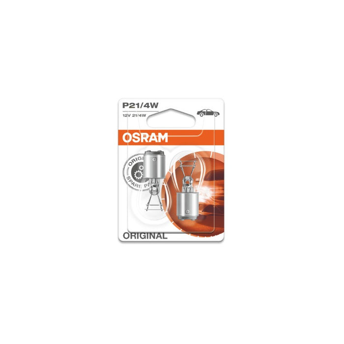 CAR LAMP 7225 P21/4W 12V BAZ15d DUOBLISTER OSRAM