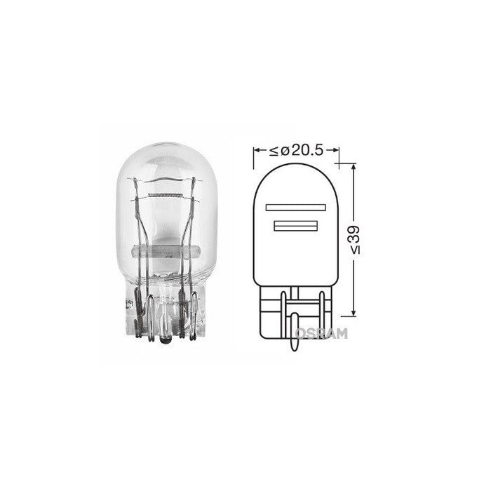 CAR LAMP 7515-02B W21/5W 12V W3x16q DUOBLISTER OSRAM