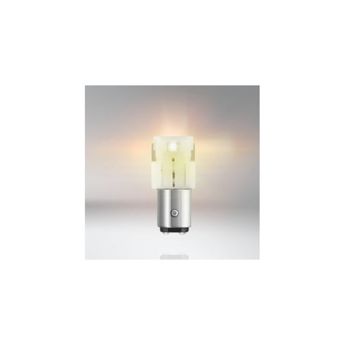 CAR LED LAMP 7528DYP-02B P21/5W AMBER 1.9W 12V BAY15D OSRAM