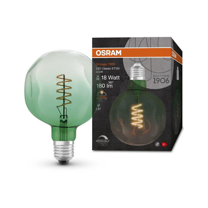 LED BULB E27 4.5W VINTAGE DIM GREEN OSRAM