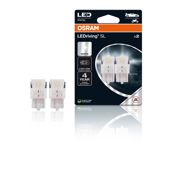 LED AUTO BULBS W21/5W 6000K OSRAM 7515DWP