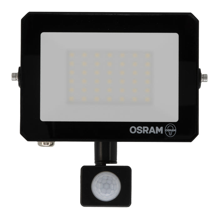 LED SPOTLIGHT WITH SENSOR 30W 2700LM 6500K IP65 BLACK OSRAM FL LUX