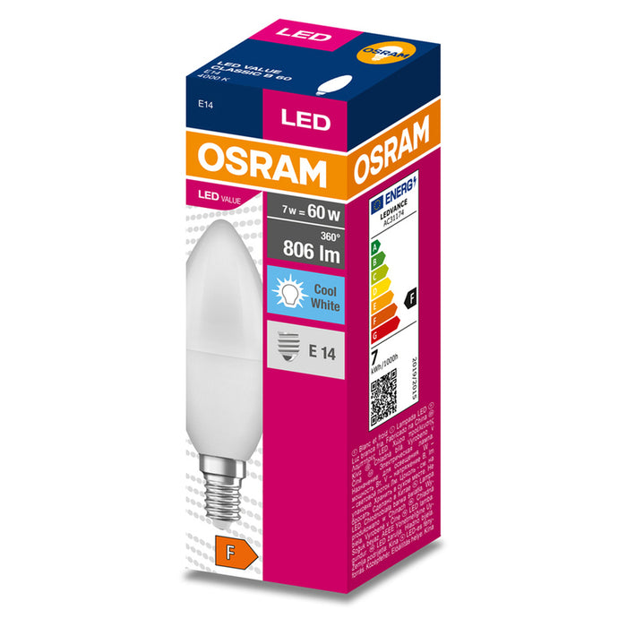 LED BULB CANDLE E14 7W 4000K OSRAM