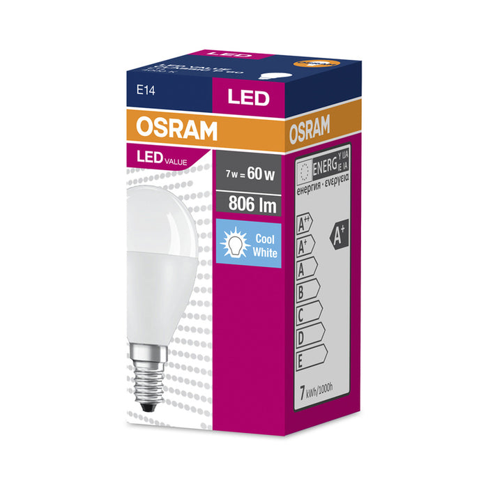 LED BULB SPHERE E14 8W 806LM 4000K OSRAM