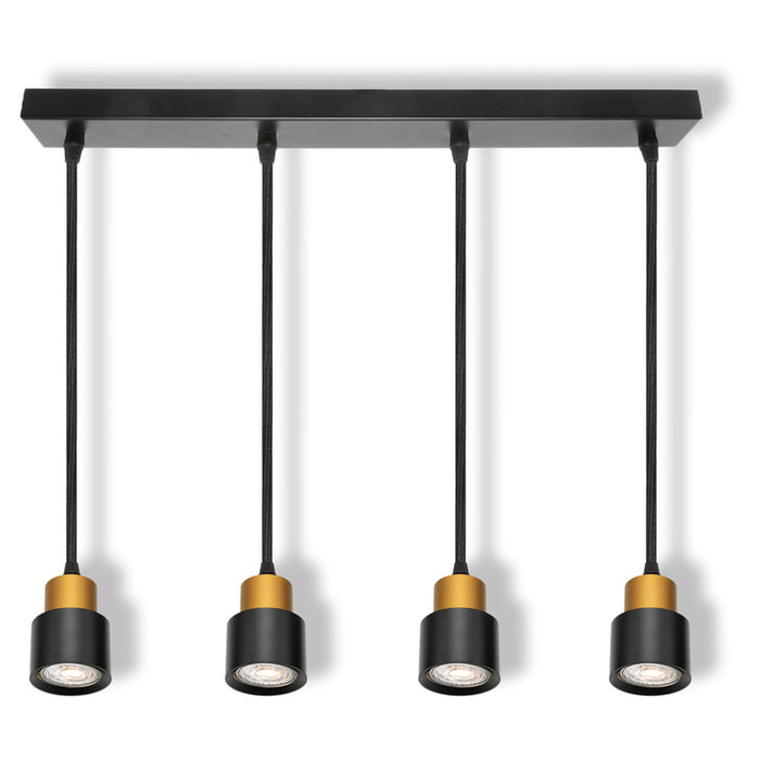 LED PENDANT 4XGU10 GOLD/BLACK OSRAM SECTORAL