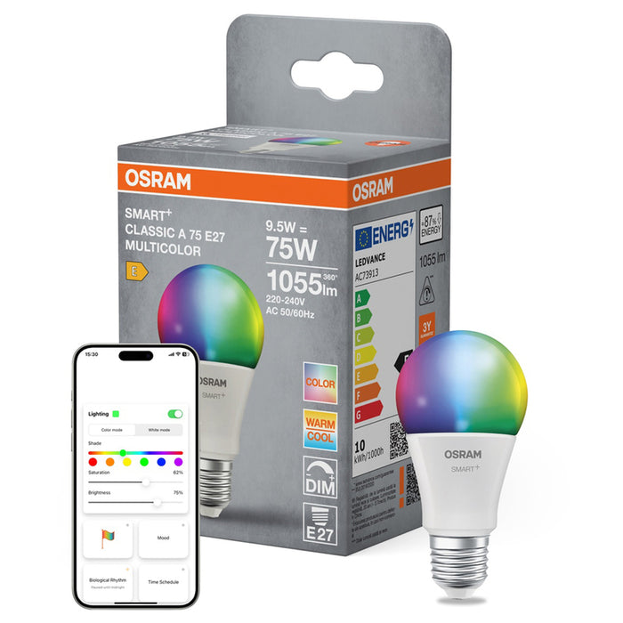SMART BULB OSRAM SMART+ RGB 9.5W 1055LM