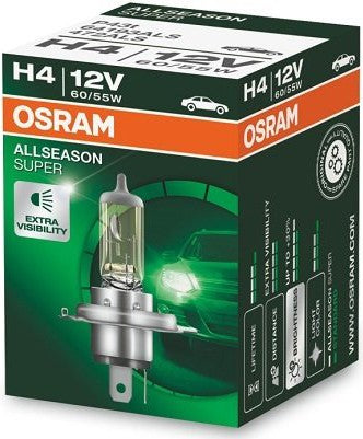 OSRAM ALL SEASON H4 60/55W 12V CARTON BOX 1 PCS