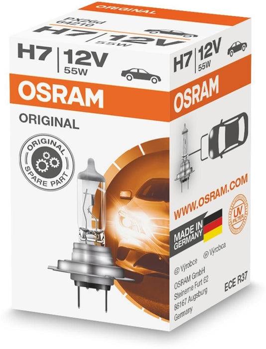 OSRAM LONG LIFE H7 55W 12V CARTON BOX 1 PCS