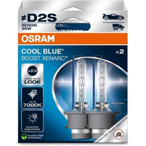 Bulb (Set of 2) D2S 85V 35W P32D-2 without road homologation Cool Blue Boost 7000K