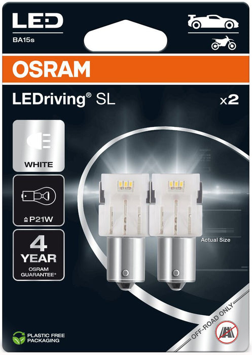 LED CAR BULBS P21W 1.4 W 6000K OSRAM 7506DWP