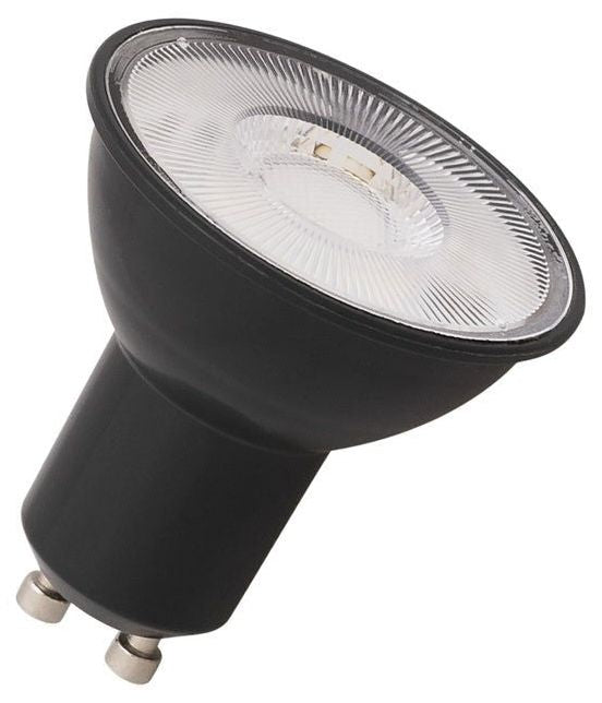 LED LAMP BLACK GU10 120° 6.9W 4000K