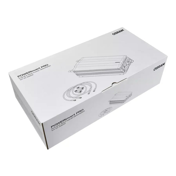 OSRAM Pure Sine Wave Inverter 12V DC 2000W RCD OEINVPAR20