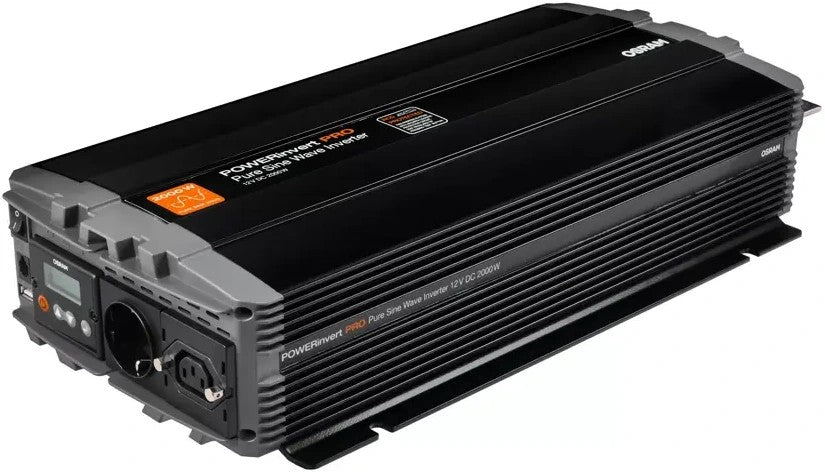 OSRAM Pure Sine Wave Inverter 12V DC 2000W RCD OEINVPAR20