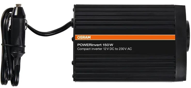 SINGLE-PHASE CURRENT INVERTER OEINVU150 POWERINVERT 12V DC 150W WITH ONE CONTACT OSRAM