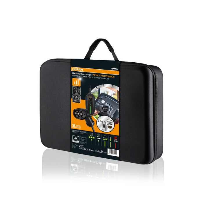 OSRAM BATTERYCHARGE 7PIN 3.6KW TYPE 2 MOBILE CHARGER FOR ELECTRIC CAR