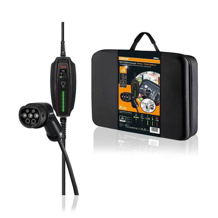 OSRAM BATTERYCHARGE 7PIN 3.6KW TYPE 2 MOBILE CHARGER FOR ELECTRIC CAR